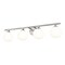 Z-Lite Neoma Vanity, 4-Light, 30 In.W x 6.75 In.L x 7.25 In.H, Brushed Nickel  /Opal Etched 1100-4V-BN - alternate 2